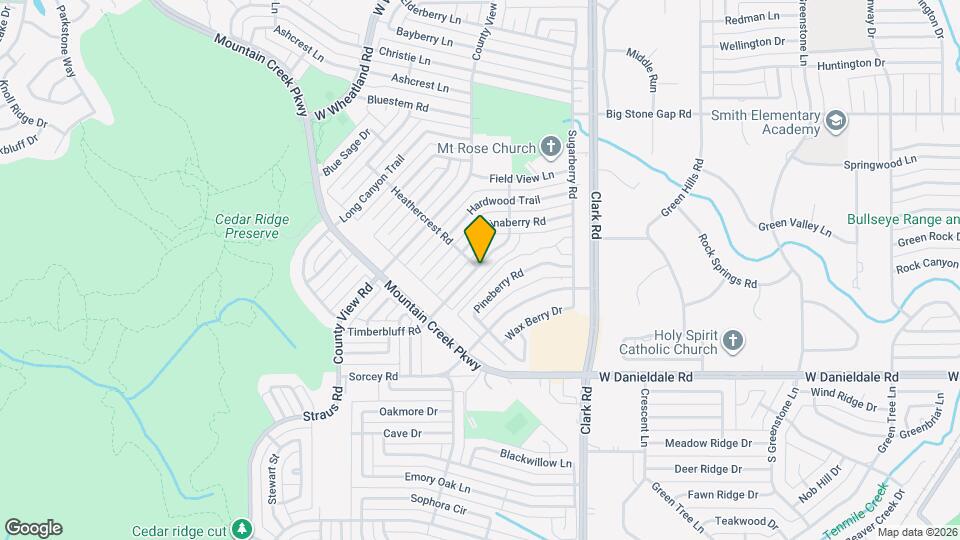 9324 Timberbluff Rd Map and Location Details