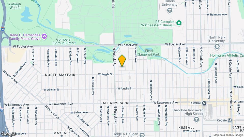 5033 N Harding Ave Map and Location Details