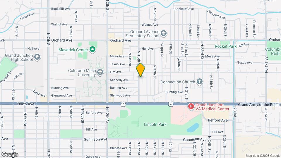 1402 N 15th St Mapa y Detalles de la Ubicación