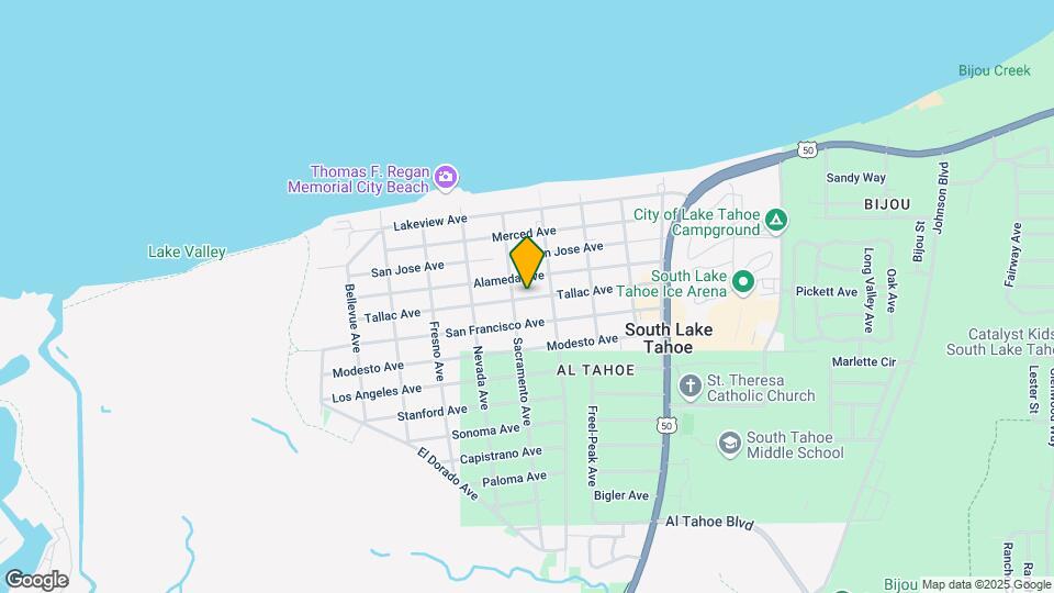 875 Tallac Ave, Unit Unit A Map and Location Details