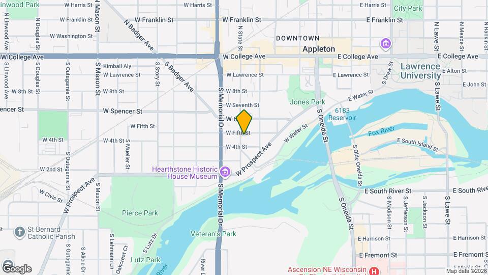 608 S State St Map and Location Details
