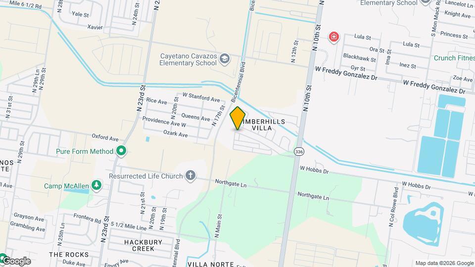 9368 N 15th St Map and Location Details