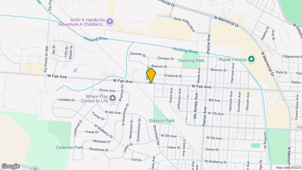 1710 W Fair Ave Map and Location Details