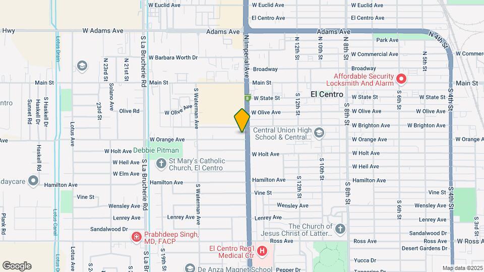 1506 W Orange Ave Map and Location Details