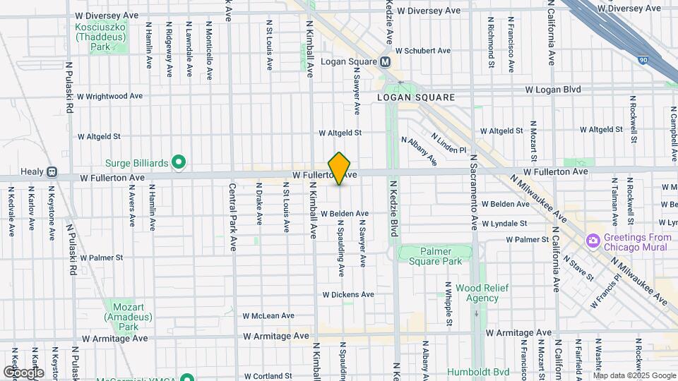 2338 N Spaulding Ave Map and Location Details