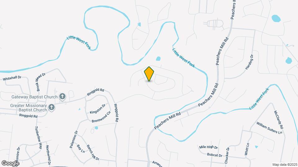 1073 Castlerock Dr Map and Location Details