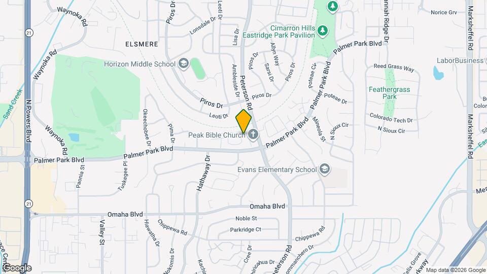 6770 Pahokee Ct Map and Location Details