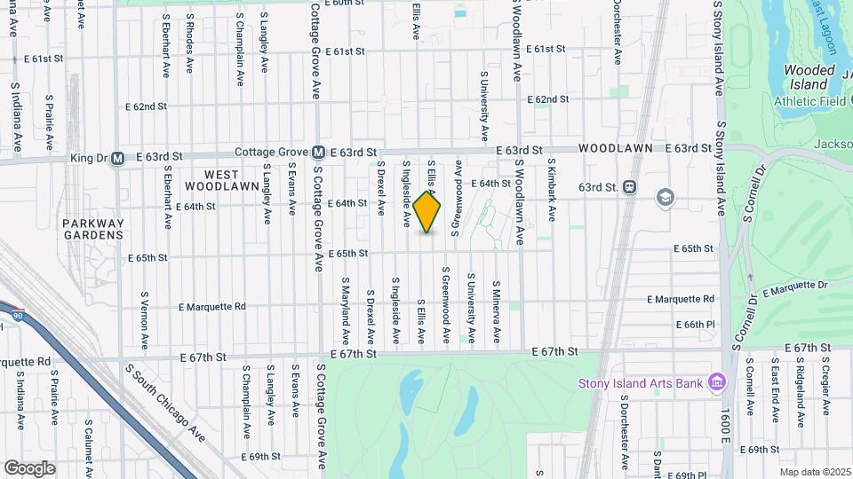 6440 S Ellis Ave Map and Location Details