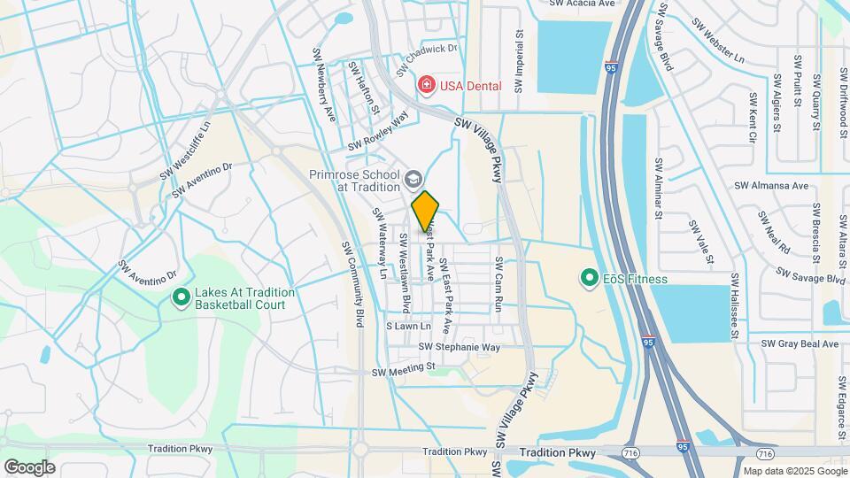 10495 SW West Park Ave Map and Location Details