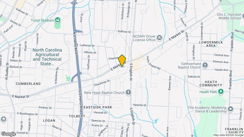 110 S Raleigh St Map and Location Details