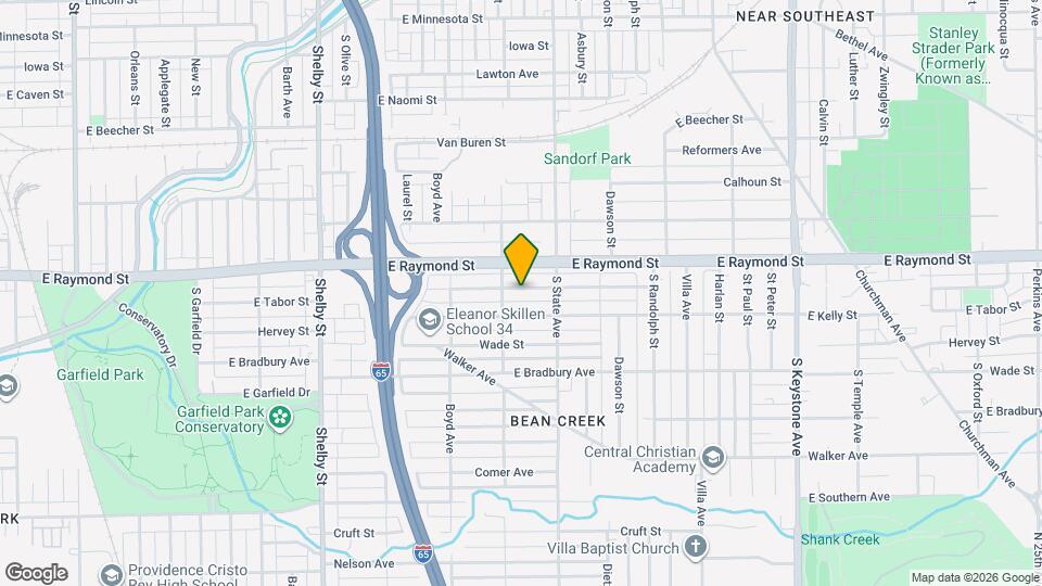 1619 E Tabor St Map and Location Details