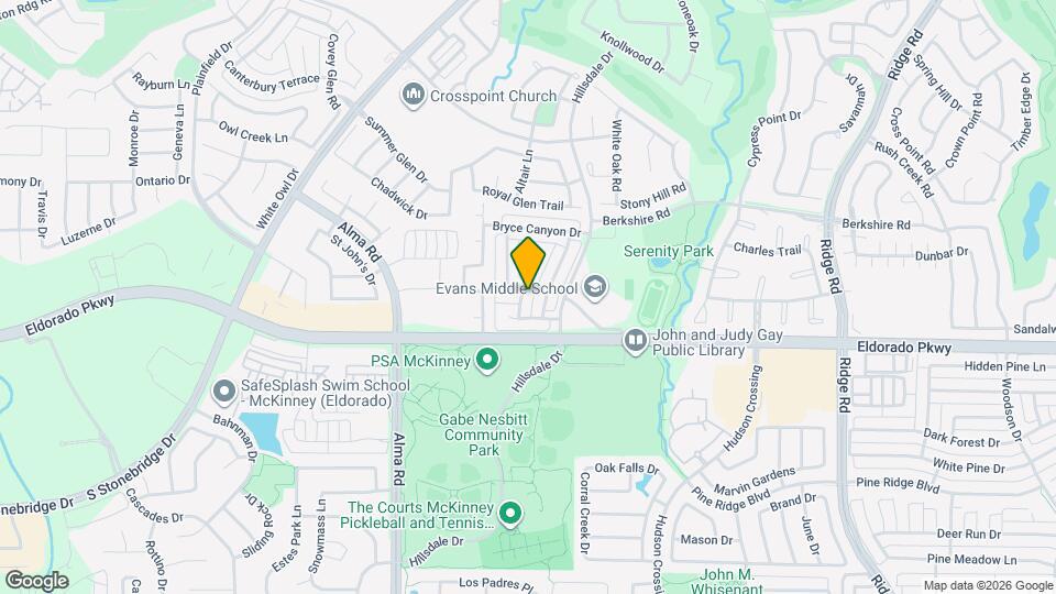 2801 Grand Canyon Ct Map and Location Details