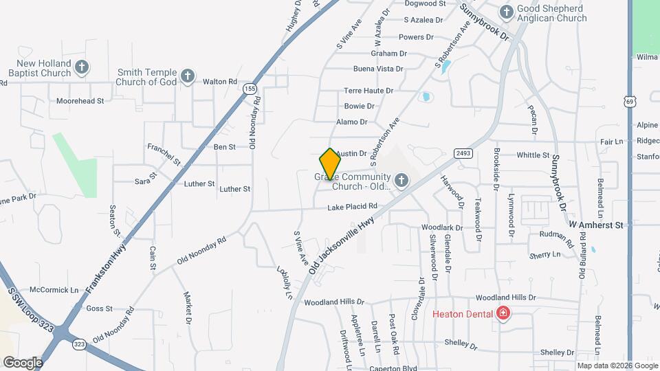 1621 Goliad St Map and Location Details