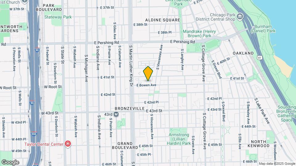 450 E Bowen Ave Map and Location Details