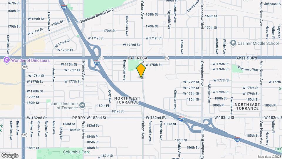 17691 Yukon Ave Map and Location Details