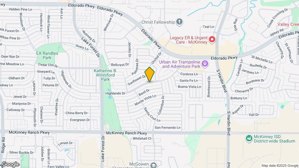 4615 Highlands Dr Map and Location Details