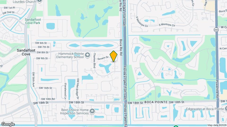 8104 Severn Dr Map and Location Details