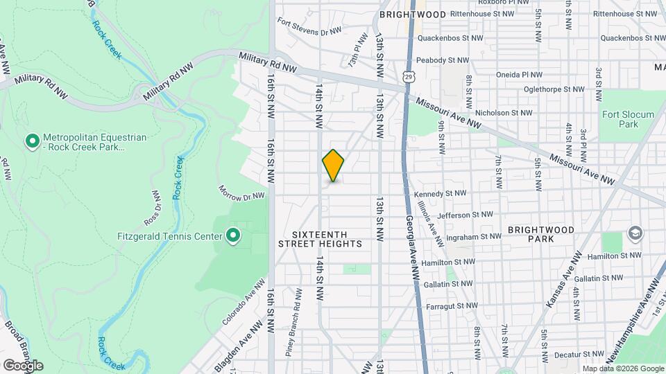 5511 Colorado Ave NW, Unit #402 Mapa y Detalles de la Ubicación