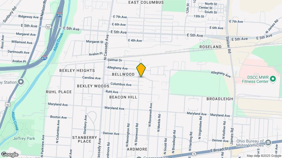 2845 Bellwood Ave Map and Location Details