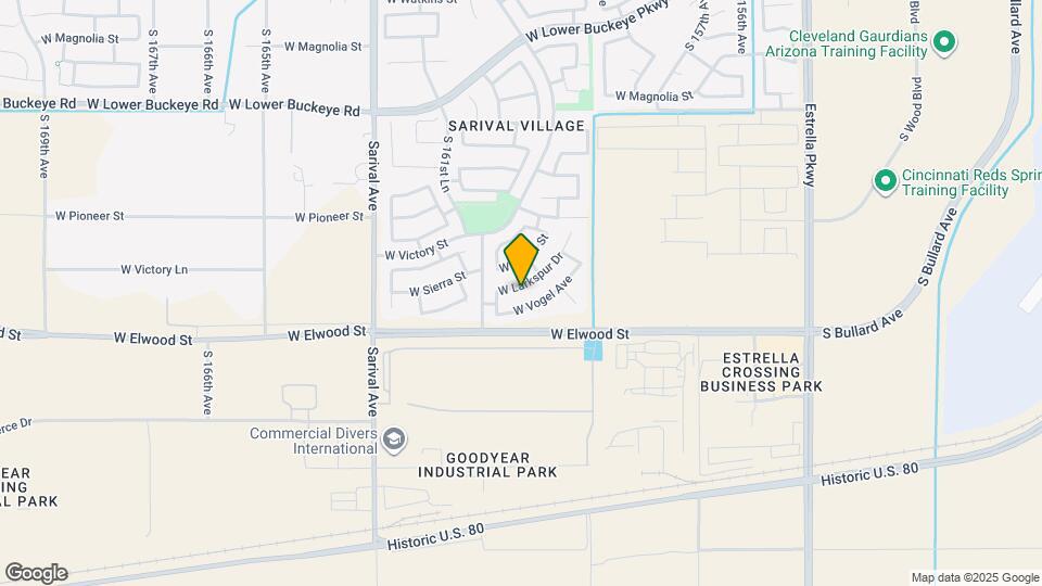 16059 W Larkspur Dr Map and Location Details