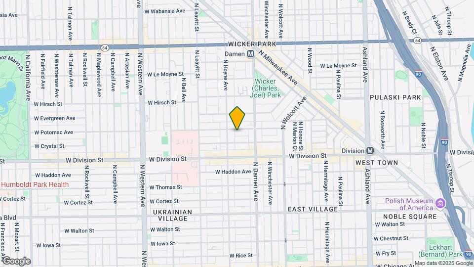 2041 W Potomac Ave, Unit # 02 Map and Location Details