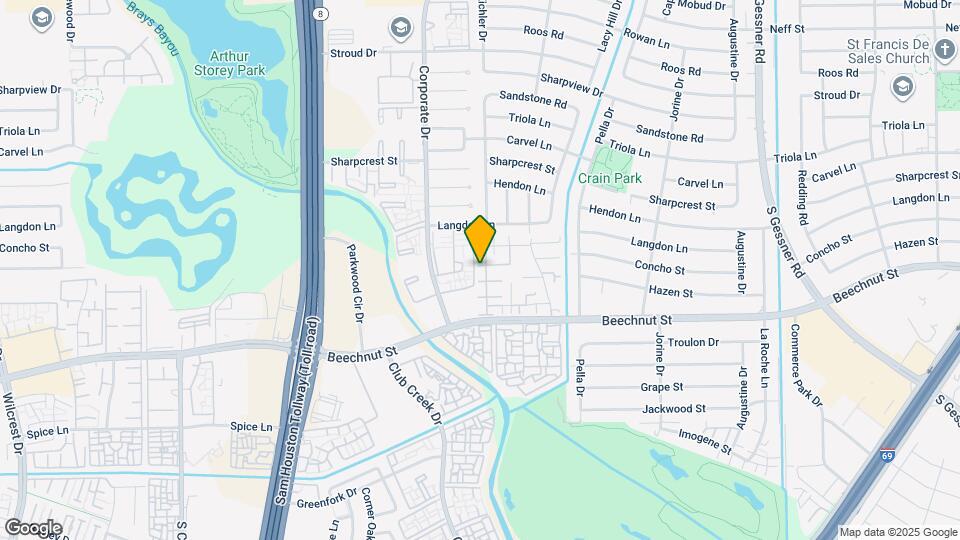 9308 Westwood Village Dr Map and Location Details