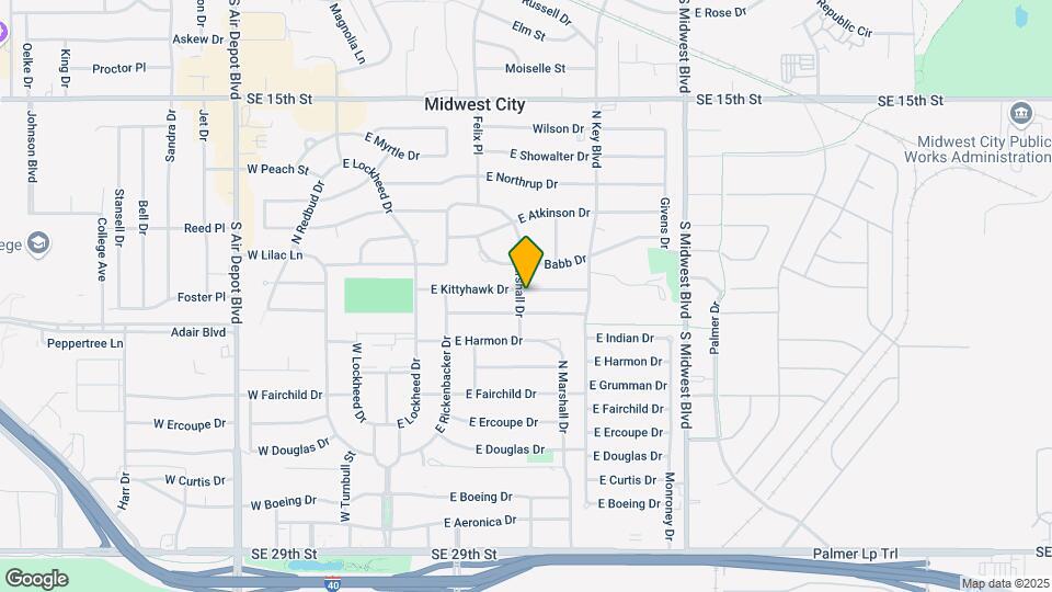300 E Kittyhawk Dr Map and Location Details