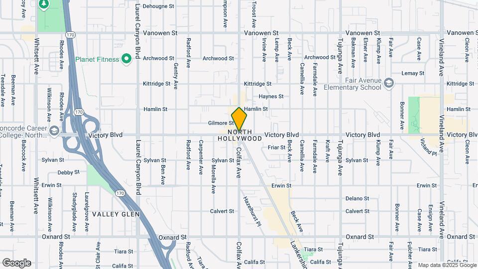 6763 Case Ave, Unit Main House Map and Location Details