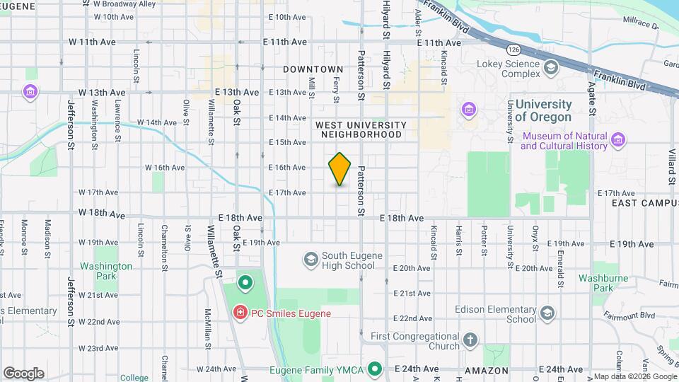 505 E 17th Ave Map and Location Details