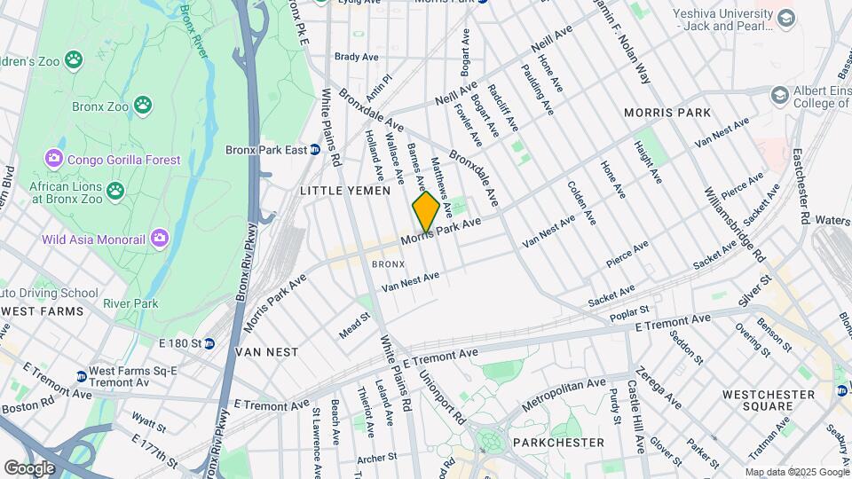782 Morris Park Ave Map and Location Details