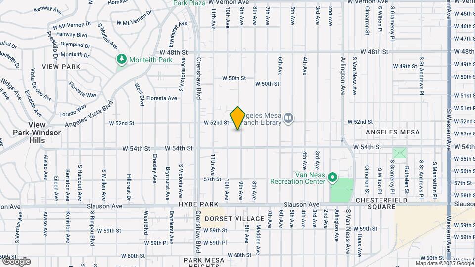 5325 9th Ave Map and Location Details
