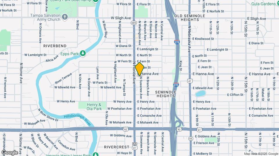 6104 N Suwanee Ave Map and Location Details