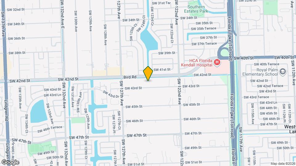 12425 SW 43rd St Map and Location Details