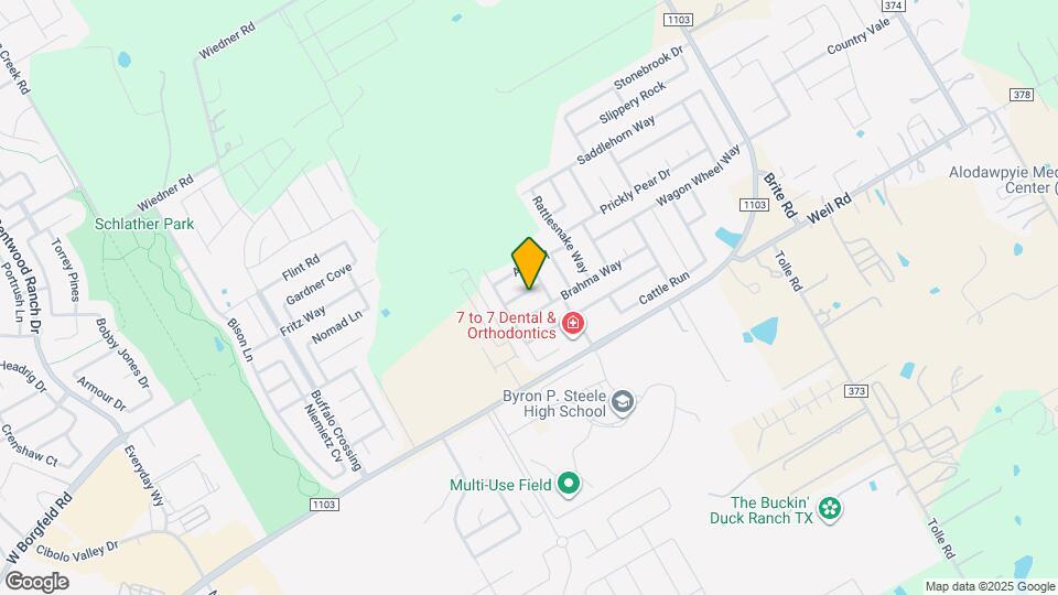 121 Angus Way Mapa y Detalles de la Ubicación