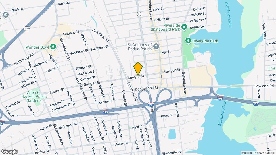 348 Sawyer St Map and Location Details