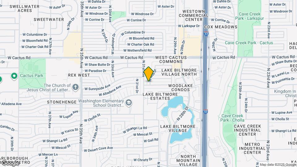 11814 N 30th Dr Map and Location Details