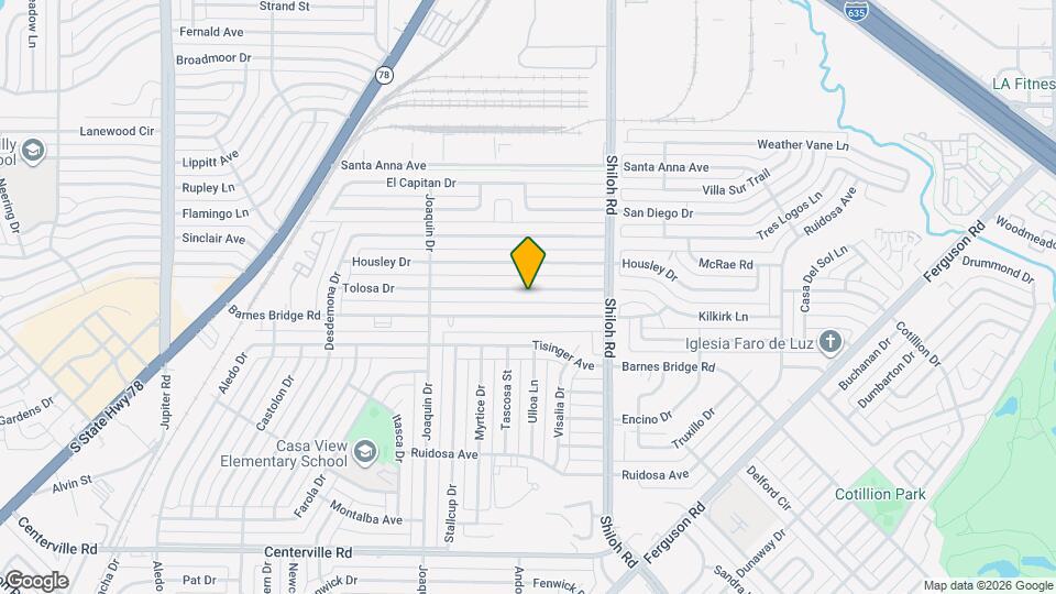 2614 Tolosa Dr, Unit 7 Map and Location Details
