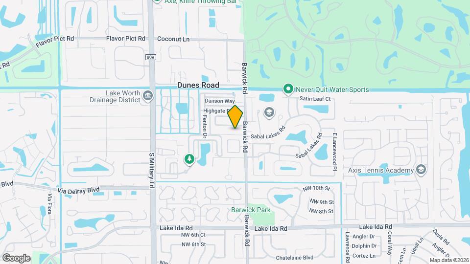 4555 Palm Ridge Blvd Mapa y Detalles de la Ubicación