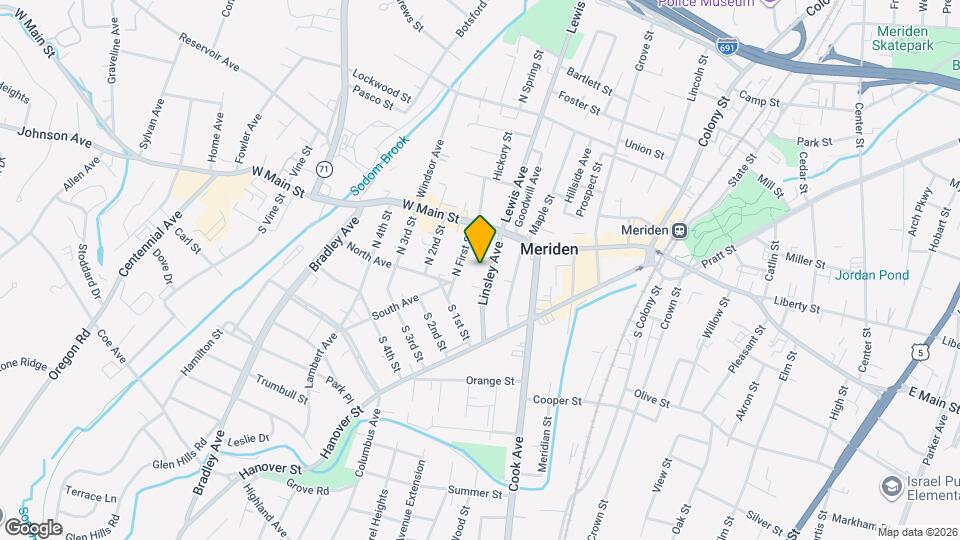 47 Linsley Ave Map and Location Details