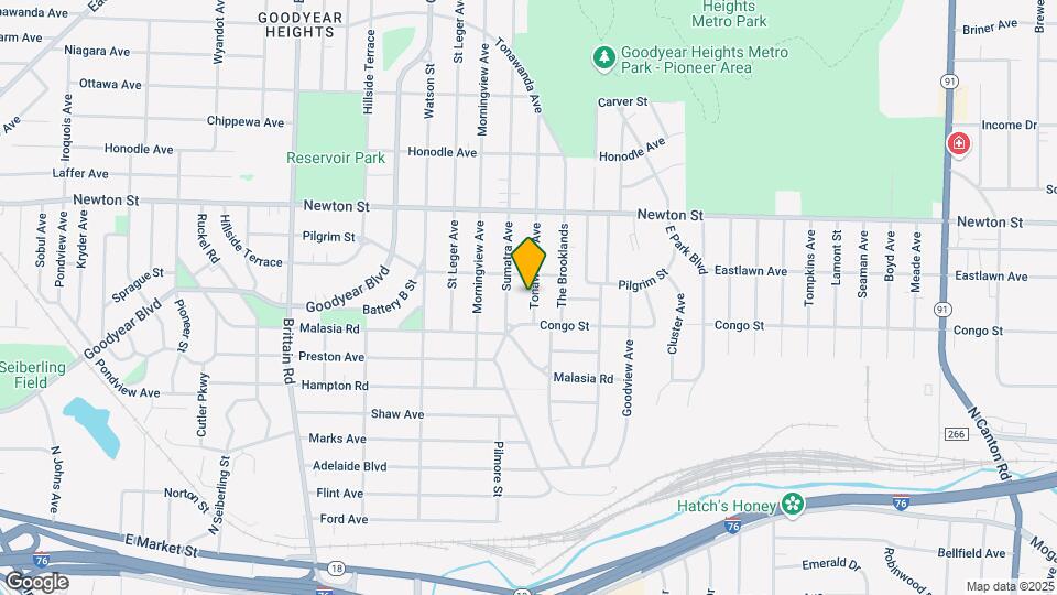 1962 Tonawanda Ave Map and Location Details