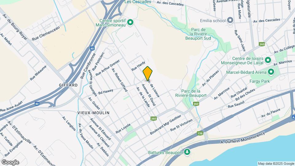 2365 De Lisieux Av Map and Location Details