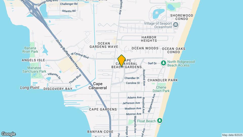8521 Canaveral Blvd Map and Location Details