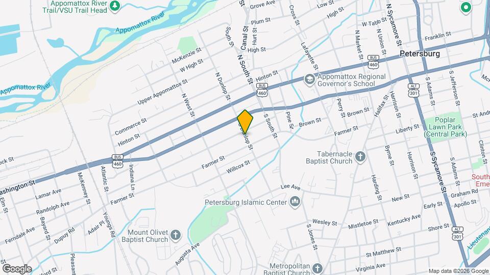 212 S Dunlop St Map and Location Details