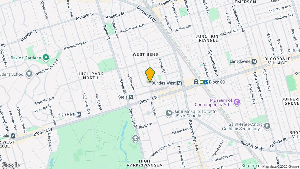 544 Indian Rd Map and Location Details