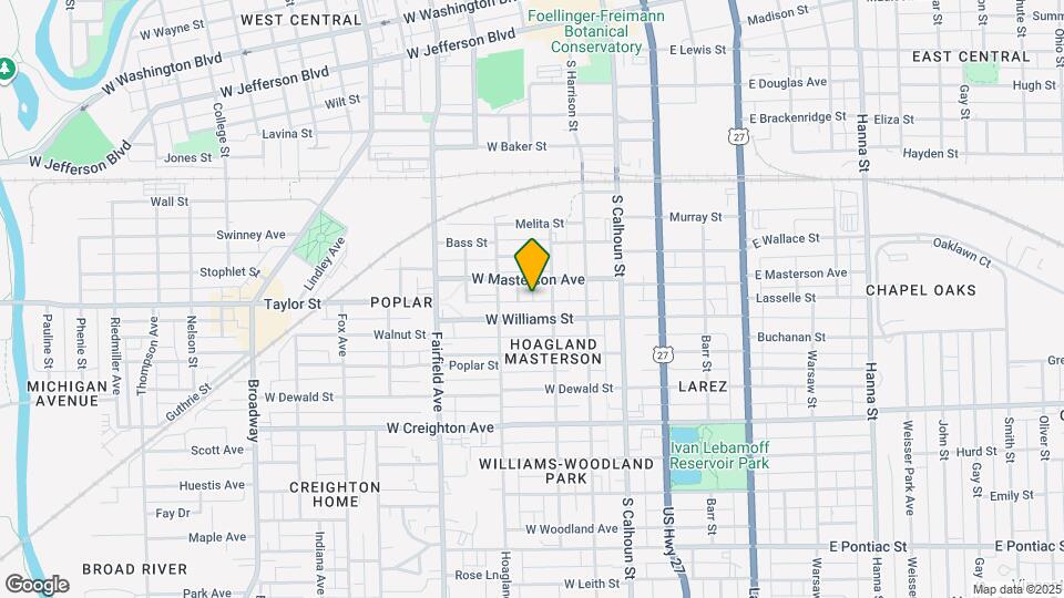 317 W Masterson Ave Map and Location Details