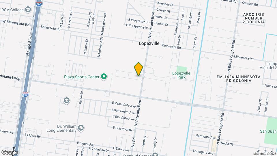 1505 E Encino Ave Mapa y Detalles de la Ubicación