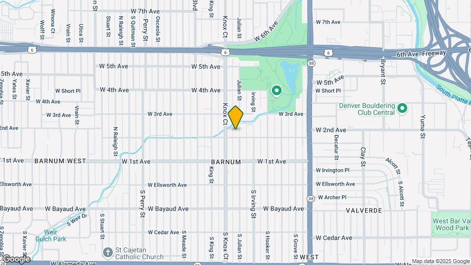 211 Julian St Mapa y Detalles de la Ubicación