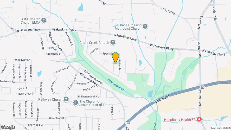 1610 Olympic Drive Map and Location Details