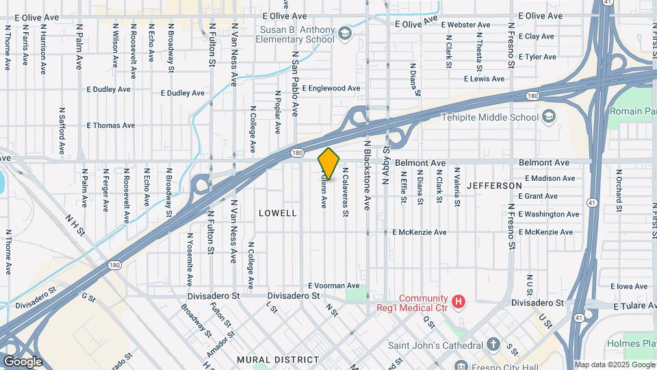 428 N Glenn Ave Mapa y Detalles de la Ubicación