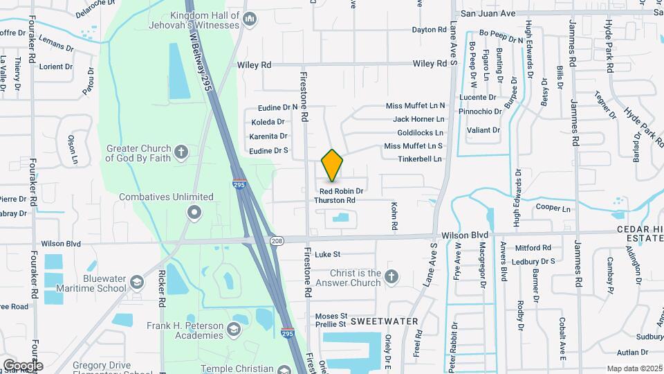 7027 Red Robin Dr Map and Location Details